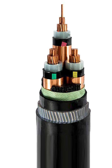 河南电缆8.7/15KV-YJV22铜芯带铠高压交联聚乙烯电力电缆